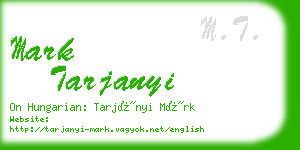 mark tarjanyi business card